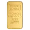 5 oz Credit Suisse Gold Bar .9999 Fine (w/Assay)