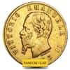 Italy Gold 20 Lire Vittorio Emanuele II Avg Circ (Random Year,1861-1878)
