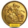 1902-1910-S Australia Gold Sovereign Edward VII Avg Circ