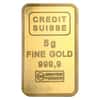 5 gram Credit Suisse Gold Bar .9999 Fine (In Assay) 