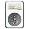 2015 2 oz Cook Islands Silver Norse Gods Hel Ultra High Relief NGC MS 70 Antiqued w/COA