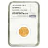 1873 Closed 3 $2.5 Liberty Head Quarter Eagle Gold Coin NGC AU Details 