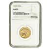 1911 D $5 Half Eagle Indian Head Gold Coin NGC AU 55    