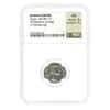 98-117 AD Roman Empire Trajan AR Denarius Silver Coin NGC AU