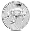 2016 1 oz Tuvalu Star Trek Enterprise Silver Coin .999 Fine Silver      