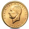 Turkey Gold 100 Kurush Ataturk BU (1923-1999, Random Year)