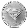 2016 1 oz Silver Canadian Superman: S-Shield .9999 Fine $5 Coin (Milky)