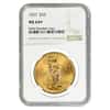 1927 $20 Gold St. Gaudens Double Eagle Coin NGC MS 64+