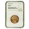 1895 $10 Liberty Head Gold Eagle Coin NGC MS 62