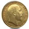 British Gold Half Sovereign Coin (Scruffy,Cleaned,Damaged)