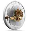 2024 Canada 5 oz The Dragonfly and The Bloom Silver Coin