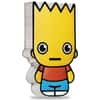 2022 1 oz Tuvalu Bart Simpson Mini Shaped Silver Coin .999 Fine (w/Box & COA)