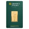 1 oz Mint of Poland Gold Bar .9999 Fine (in Assay)