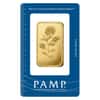 Box of 25 - 1 oz PAMP Suisse Rosa Gold Bar .9999 Fine (In Assay)