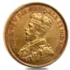 Canada $5 George V Gold Coin Avg Circ AGW .2419 oz (Random Year, 1912-1914)