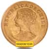 Chile Gold 50 Pesos AU/BU AGW .2943 oz (Random Year, 1926-1974)