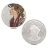 6 oz Alphonse Mucha Colorized Silver 6-Round Set .999 Fine
