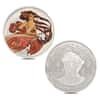 6 oz Alphonse Mucha Colorized Silver 6-Round Set .999 Fine