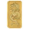 1 oz Perth Mint Lunar Year of the Dragon Gold Bar .9999 Fine (in Assay)