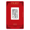 Box of 25 - 10 gram PAMP Suisse Year of the Tiger Silver Bar (In Assay)
