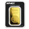 1 oz APMEX Gold Bar .9999 Fine (In Assay)