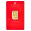 5 gram Britannia Gold Bar Henna Design .9999 Fine (In Assay)