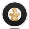 1/2 gram Gold Pacifier Coin - Golden Dummy Cook Islands .9999 Fine