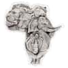2022 Chad 5 oz Silver Big Five Africa Shaped High Relief Coin .999 Fine (w/Box)