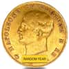 Italian States 40 Lire Napoleon I Gold Coin Ex Jewelry AGW .3734 oz (Random Year, 1807-1814)