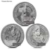 MILKY - Great Britain 2 oz Silver Queen's Beasts Coin .9999 Fine (Random Year)
