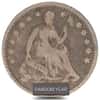 1837-1873 Seated Liberty Half Dime 5C Silver Coin Circ (Random Year)