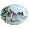 2011 1 oz Chinese Lunar Rabbit Silver Oval Medal .999 Fine
