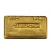 10 oz Gold Bar - Engelhard (Poured/Loaf-Style, Bull Logo)