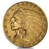 1910 $2.5 Gold Quarter Eagle Indian Head PCGS AU 50 
