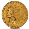 1912 $2.5 Gold Quarter Eagle Indian Head PCGS XF 45