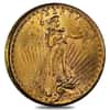 1924 $20 Gold St. Gaudens Double Eagle Coin NGC MS 63