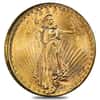 1924 $20 Gold St. Gaudens Double Eagle Coin NGC MS 65