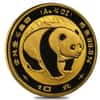1983 1/10 oz China Gold Panda 10 Yuan NGC UNC Details