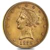 1879 $10 Gold Liberty Head Eagle Coin NGC AU 58