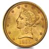 1892 $10 Gold Liberty Head Eagle Coin NGC MS 63