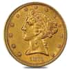 1875 CC $5 Liberty Head Half Eagle Gold Coin NGC AU Details