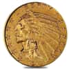 1913 S $5 Gold Half Eagle Indian Head PCGS AU 50