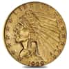 1929 $2.5 Gold Quarter Eagle Indian Head PCGS MS 62