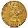 1907 D $5 Liberty Head Half Eagle Gold Coin PCGS AU Details