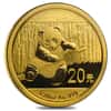 2014 1/20 oz Chinese Gold Panda 20 Yuan BU (Sealed)