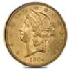 1904 $20 Gold Liberty Head Double Eagle Coin NGC MS 62