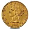 1885 $5 Liberty Head Half Eagle Gold Coin NGC AU Details