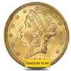 $20 Gold Double Eagle Liberty Head PCGS MS 65 (Random Year)