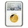 2015 1 oz Gold Australian Great White Shark NGC PF 70 UCAM Perth Mint High Relief Coin (w/Box & COA)