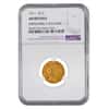 1911 $2.5 Gold Quarter Eagle Indian Head NGC AU Details